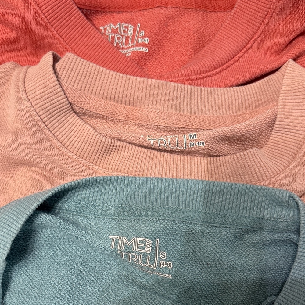 Women's Sweater Set - Red, Pink, and Blue - Picture 3 of 6